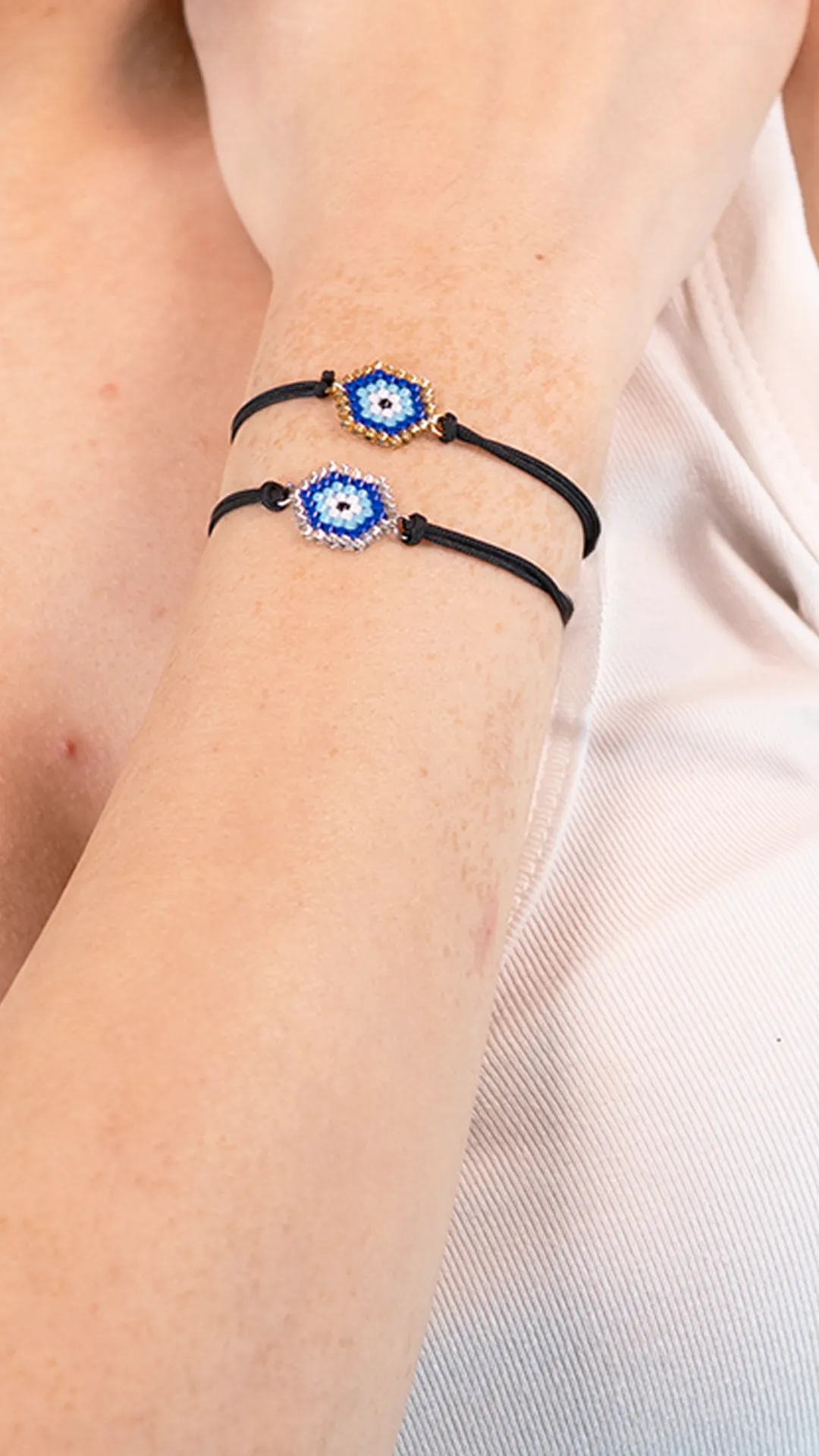 Nazar Motifli Miyuki Bileklik